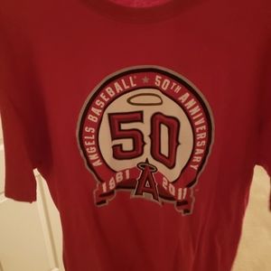 XL Angels Baseball 50th Anniversary Promo T-Shirt